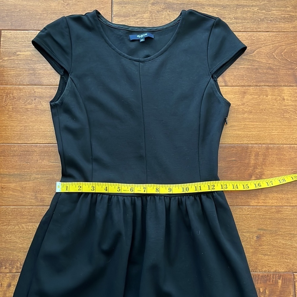 Madewell ponte screenplay black dress with two side pockets Size XS - Picture 7 of 16